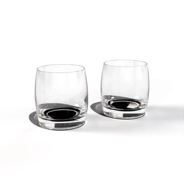 Special Value Whisky Set of Two White Background whisky tumbler