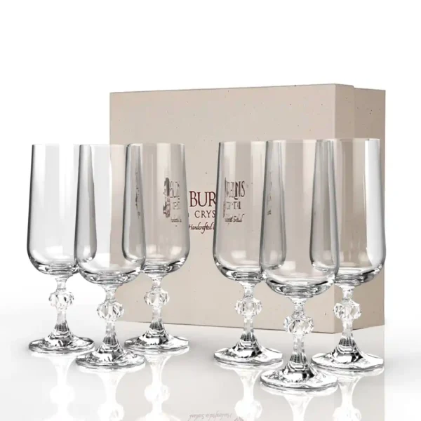 Alloway Champagne Flute Presentation Box crystal champagne flutes