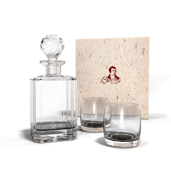 Alloway Decanter Set Presentation crystal decanter