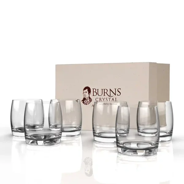 Alloway Whisky Tumbler Gift Set of 6 Presentation Box x6 whisky tumbler